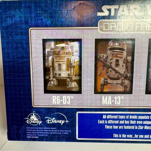 NWT. Disney Droid Factory. New in box Set of 4 Mandalorian Droids - Picture 11 of 13